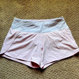 Lululemon athletica Run Times Shorts in Pearl Pink Size 2. No defects.